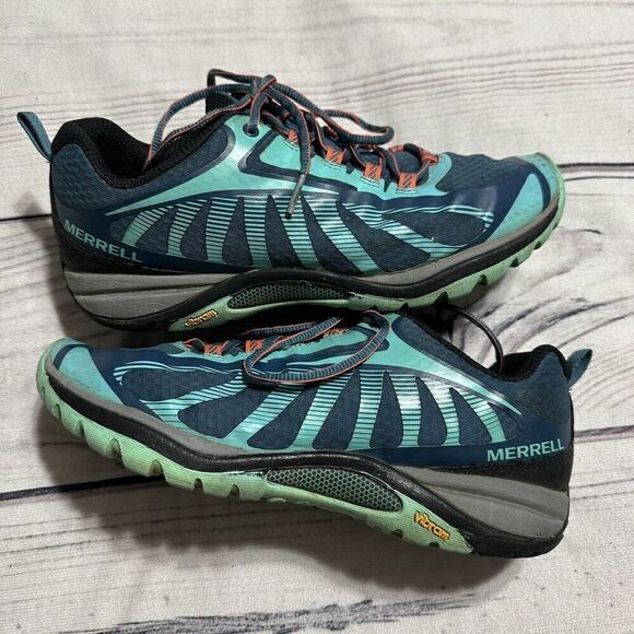 Merrell Siren Edge 3 Trail Hiking Shoes Womens Sz 9 US 40 EU Polar Wave Outdoor - Picture 3 of 7
